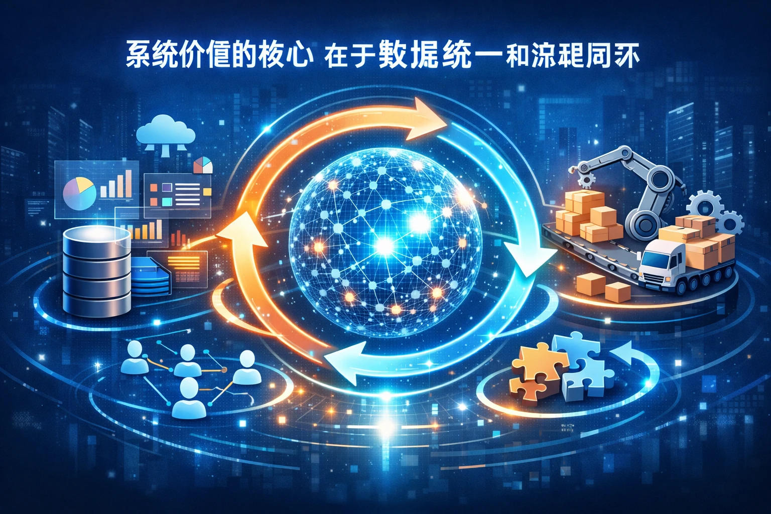 系统价值的核心，在于数据统一和流程闭环