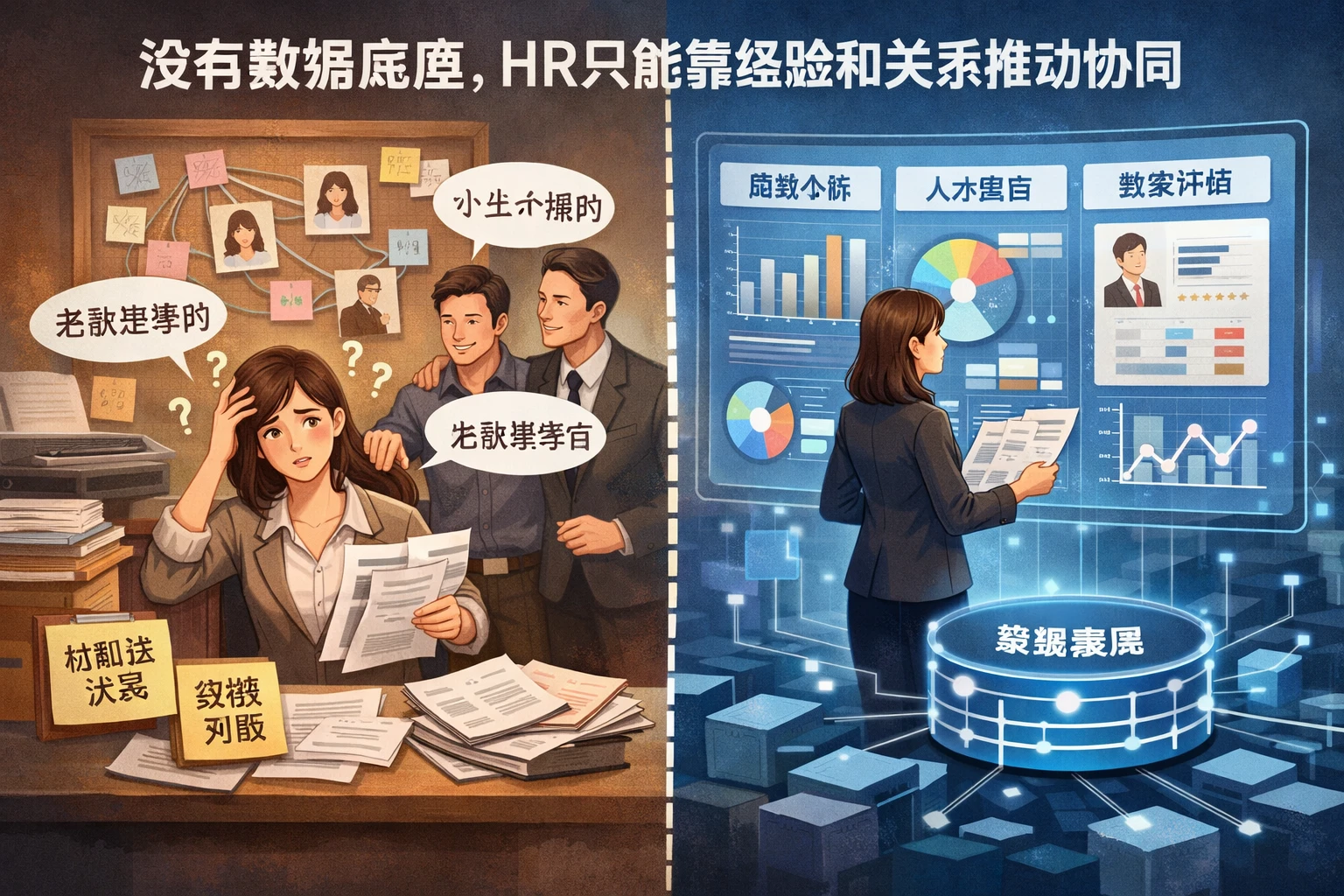 没有数据底座,HR只能靠经验和关系推动协同