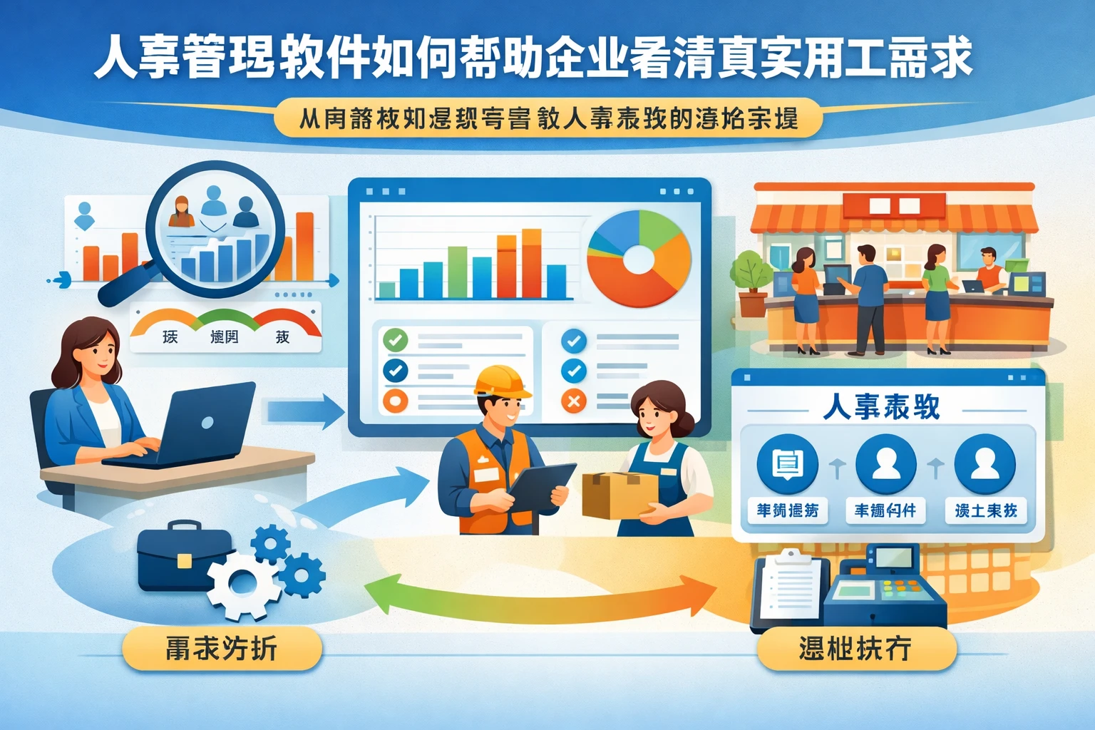 人事管理软件如何帮助企业看清真实用工需求——从岗位饱和度到零售业人事系统的落地实践