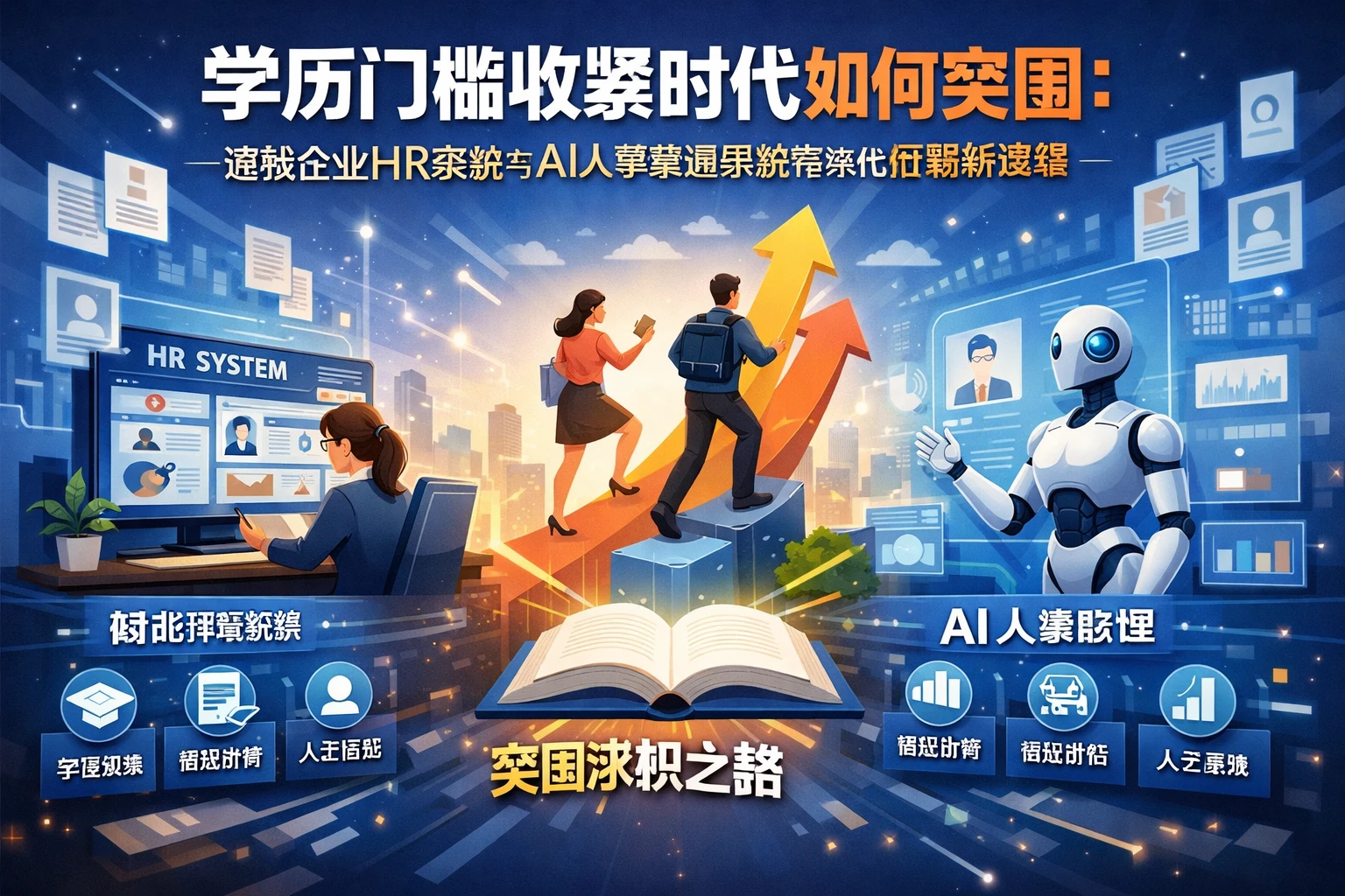 人事系统视角下，学历门槛收紧时代如何突围：连锁企业HR系统与AI人事管理系统带来的招聘新逻辑