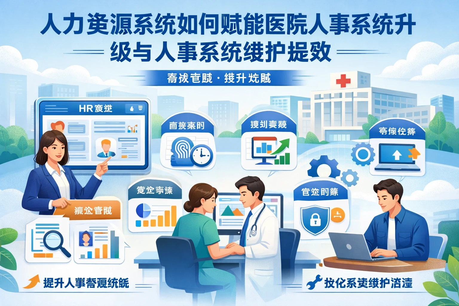 人力资源系统如何赋能医院人事系统升级与人事系统维护提效