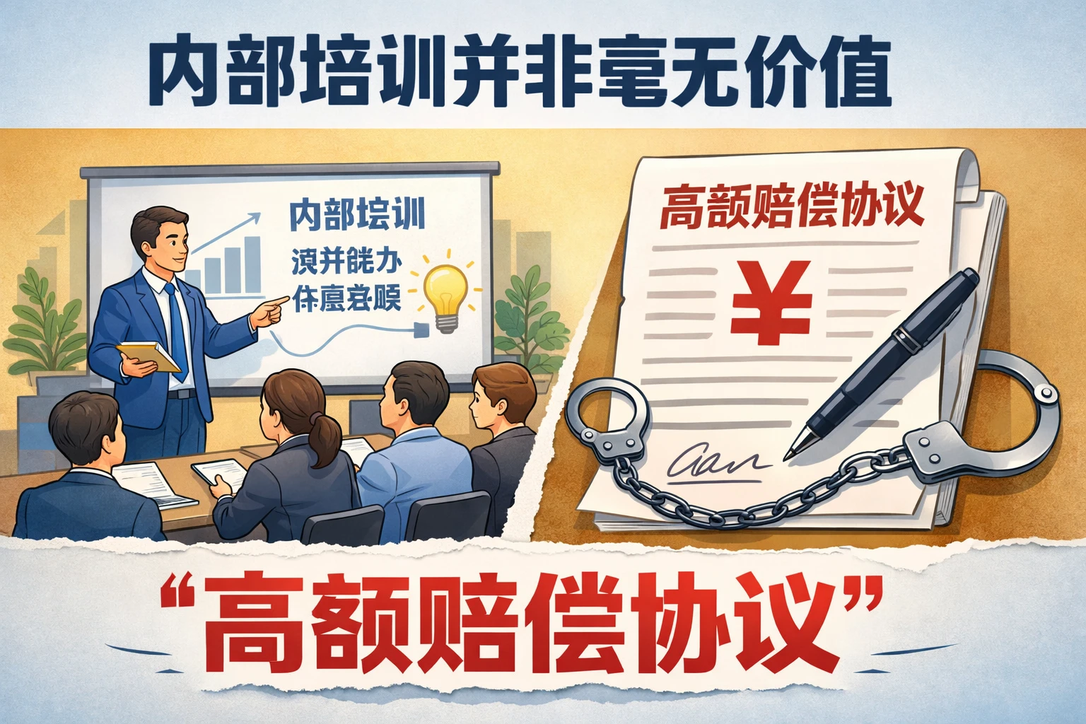 内部培训并非毫无价值，但要避免把日常培养写成“高额赔偿协议”