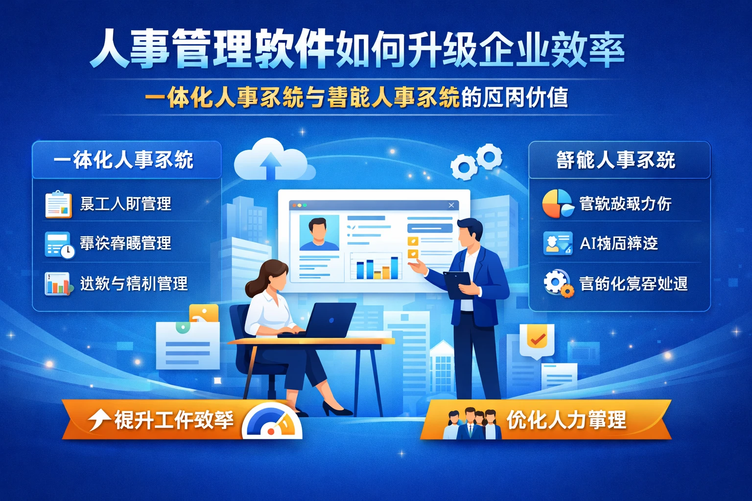 人事管理软件如何升级企业效率：一体化人事系统与智能人事系统的应用价值