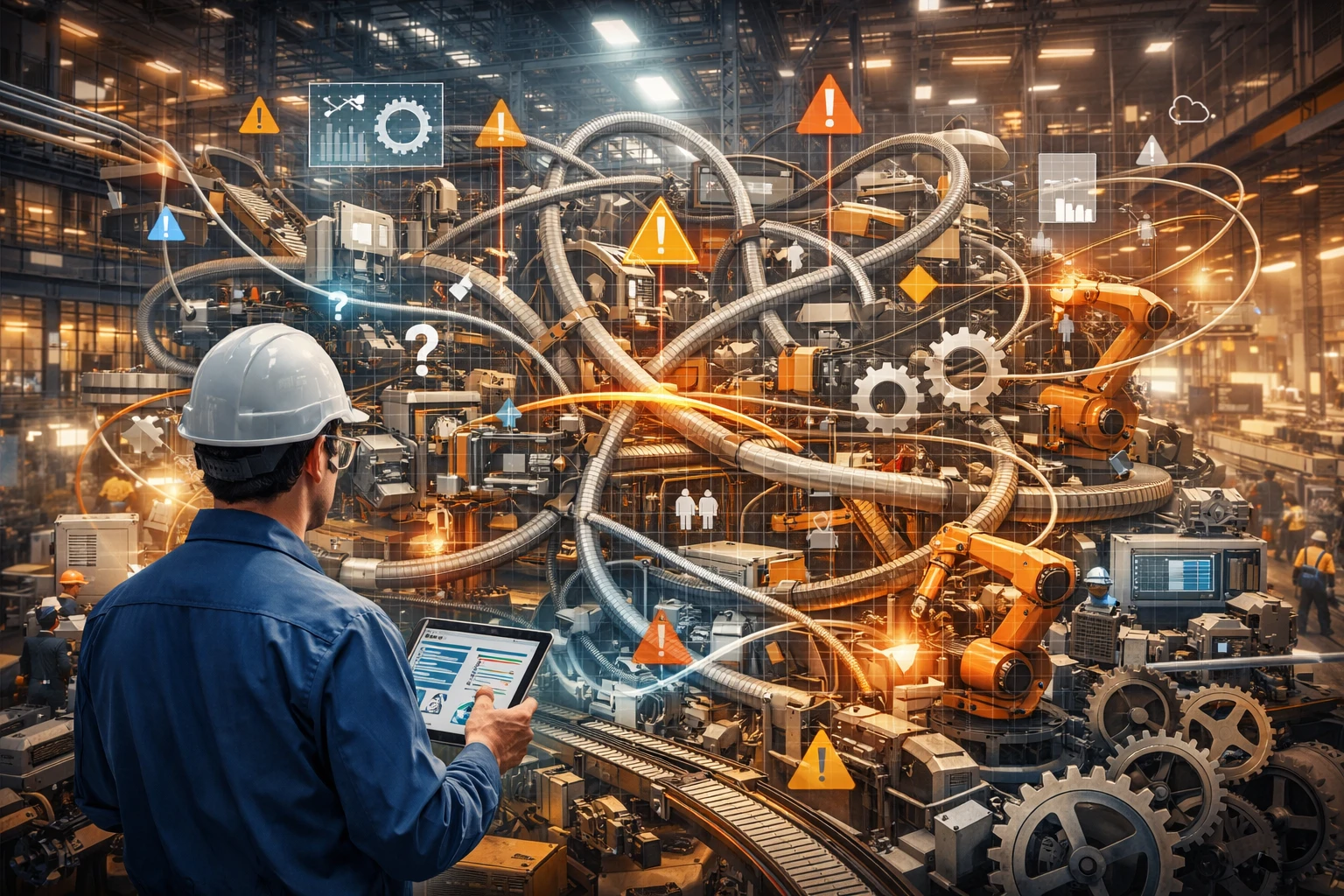 制造业场景下，复杂性会被进一步放大