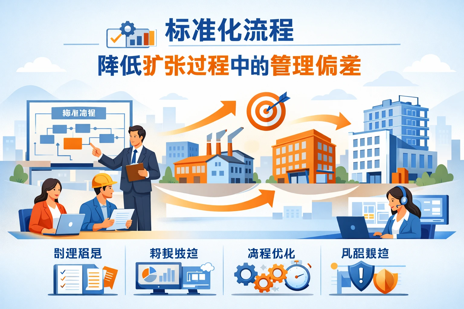 标准化流程,降低扩张过程中的管理偏差