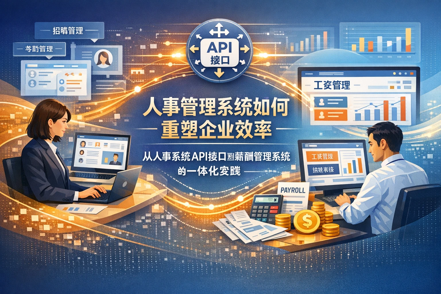 人事管理系统如何重塑企业效率:从人事系统API接口到薪酬管理系统的一体化实践