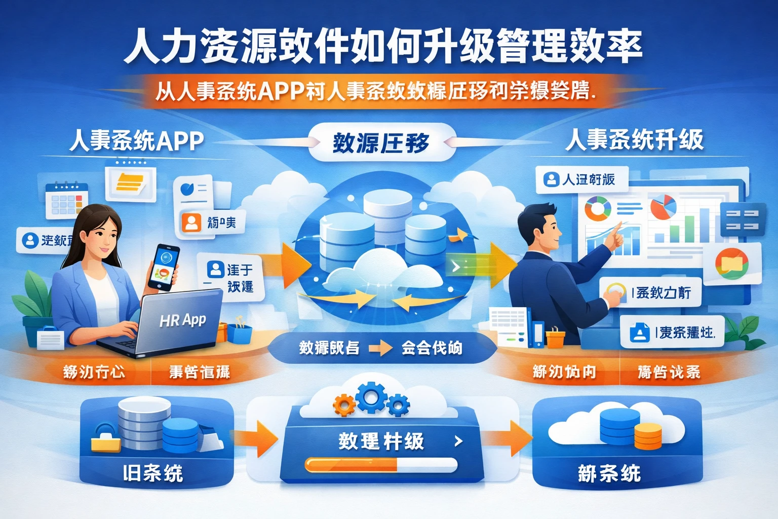 人力资源软件如何升级管理效率：从人事系统APP到人事系统数据迁移的完整思路