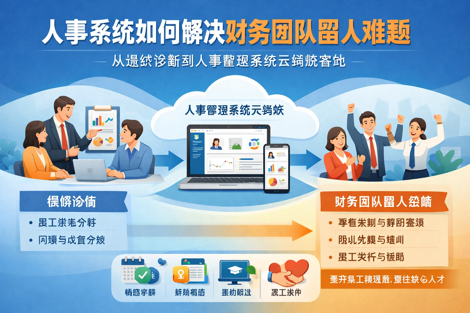 人事系统如何解决财务团队留人难题：从组织诊断到人事管理系统云端版落地