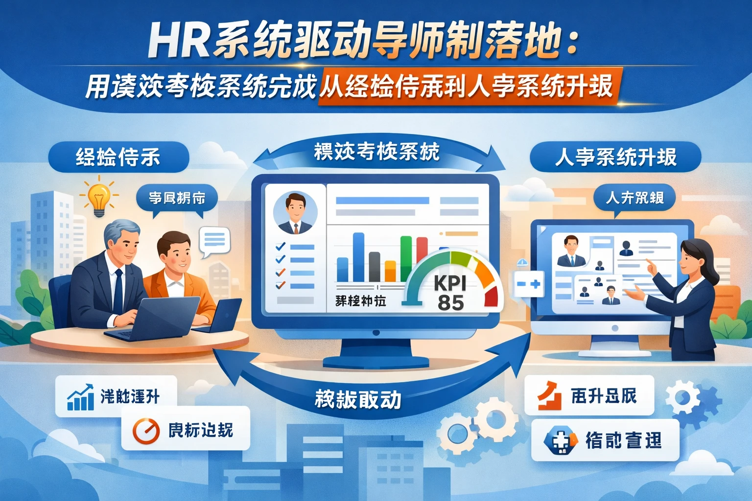 HR系统驱动导师制落地：用绩效考核系统完成从经验传承到人事系统升级