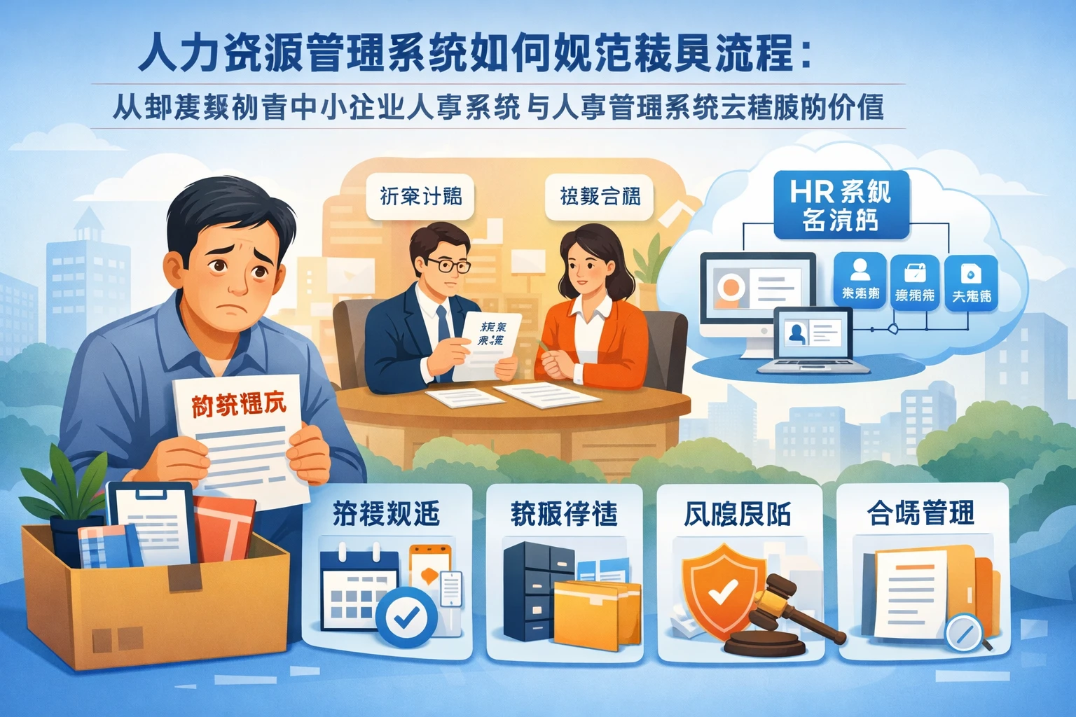 人力资源管理系统如何规范裁员流程：从胡某案例看中小企业人事系统与人事管理系统云端版的价值