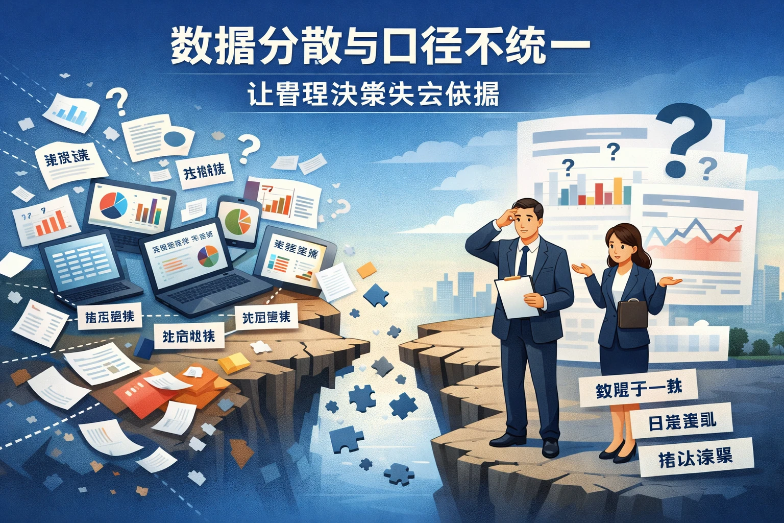 数据分散与口径不统一，让管理决策失去依据