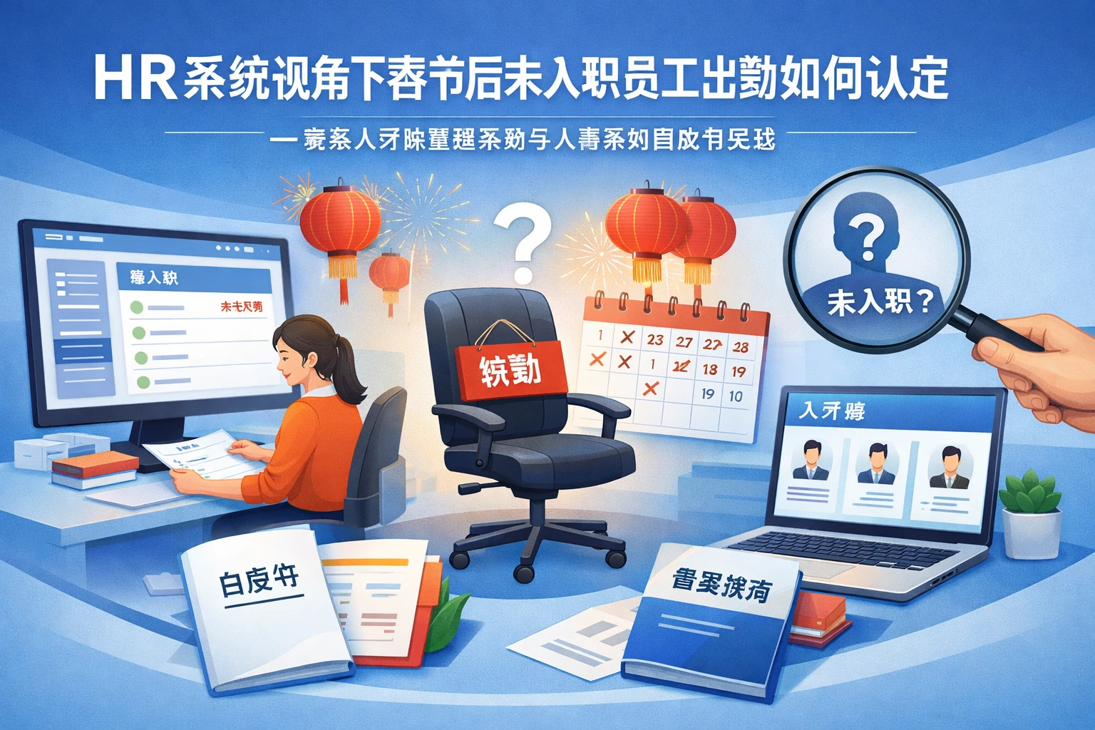 HR系统视角下春节后未入职员工出勤如何认定——兼谈人才库管理系统与人事系统白皮书实践