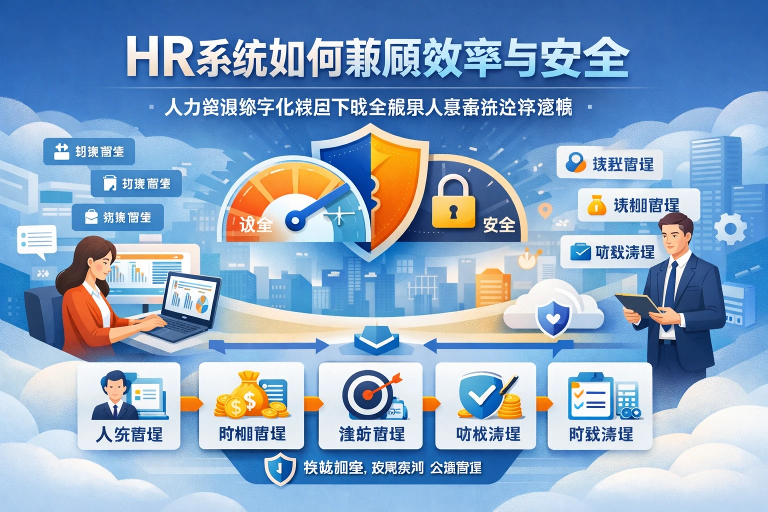 HR系统如何兼顾效率与安全：人力资源数字化转型下的全模块人事系统选择逻辑