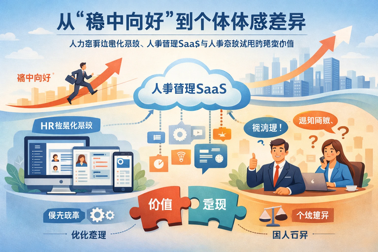 从“稳中向好”到个体体感差异:人力资源信息化系统、人事管理SaaS与人事系统试用的现实价值