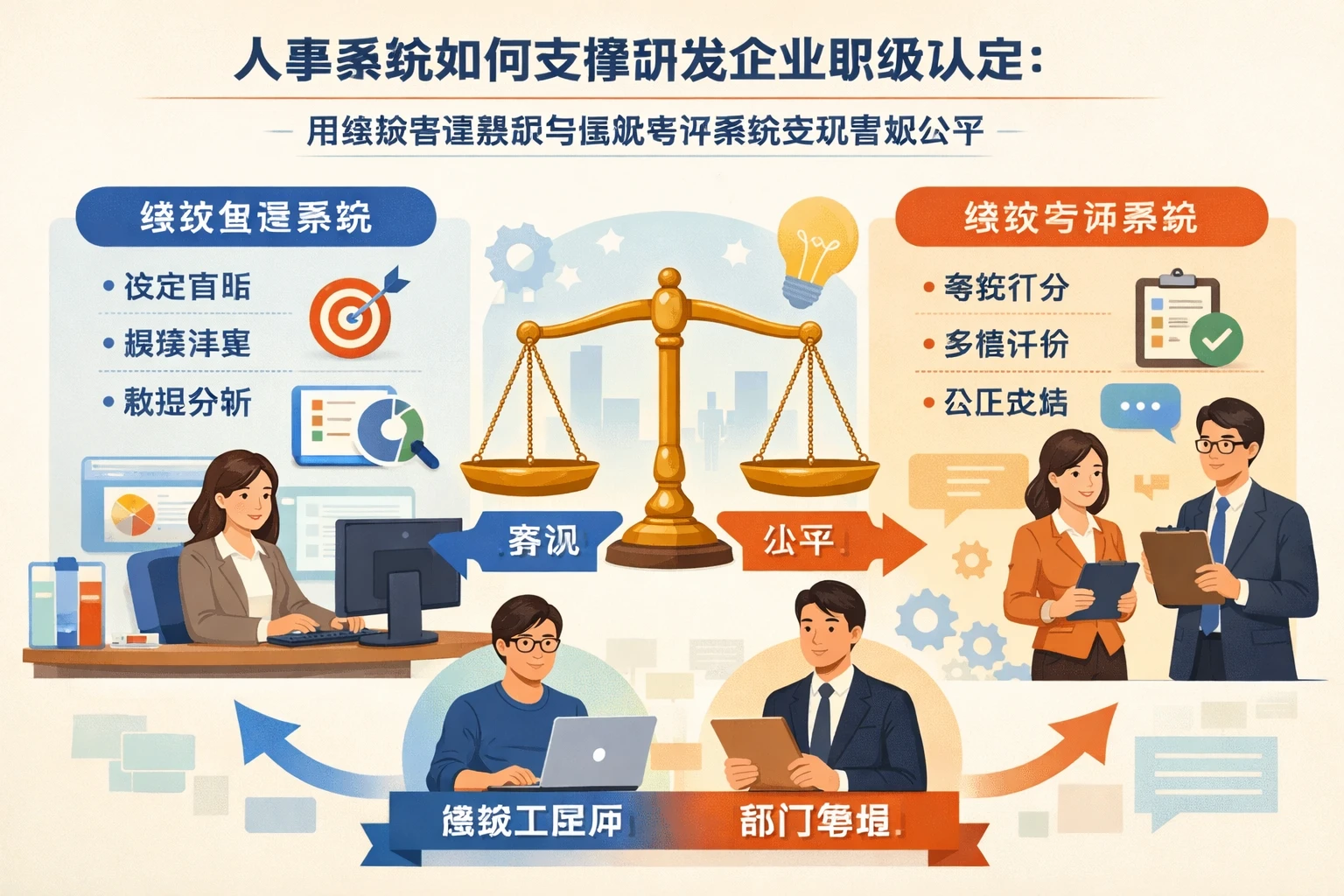 人事系统如何支撑研发企业职级认定：用绩效管理系统与绩效考评系统实现客观公平