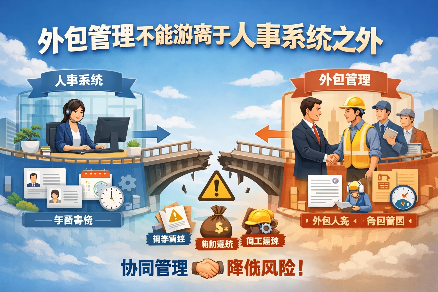 外包管理不能游离于人事系统之外