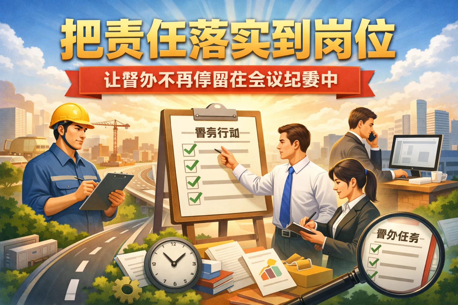 把责任落实到岗位,让督办不再停留在会议纪要中