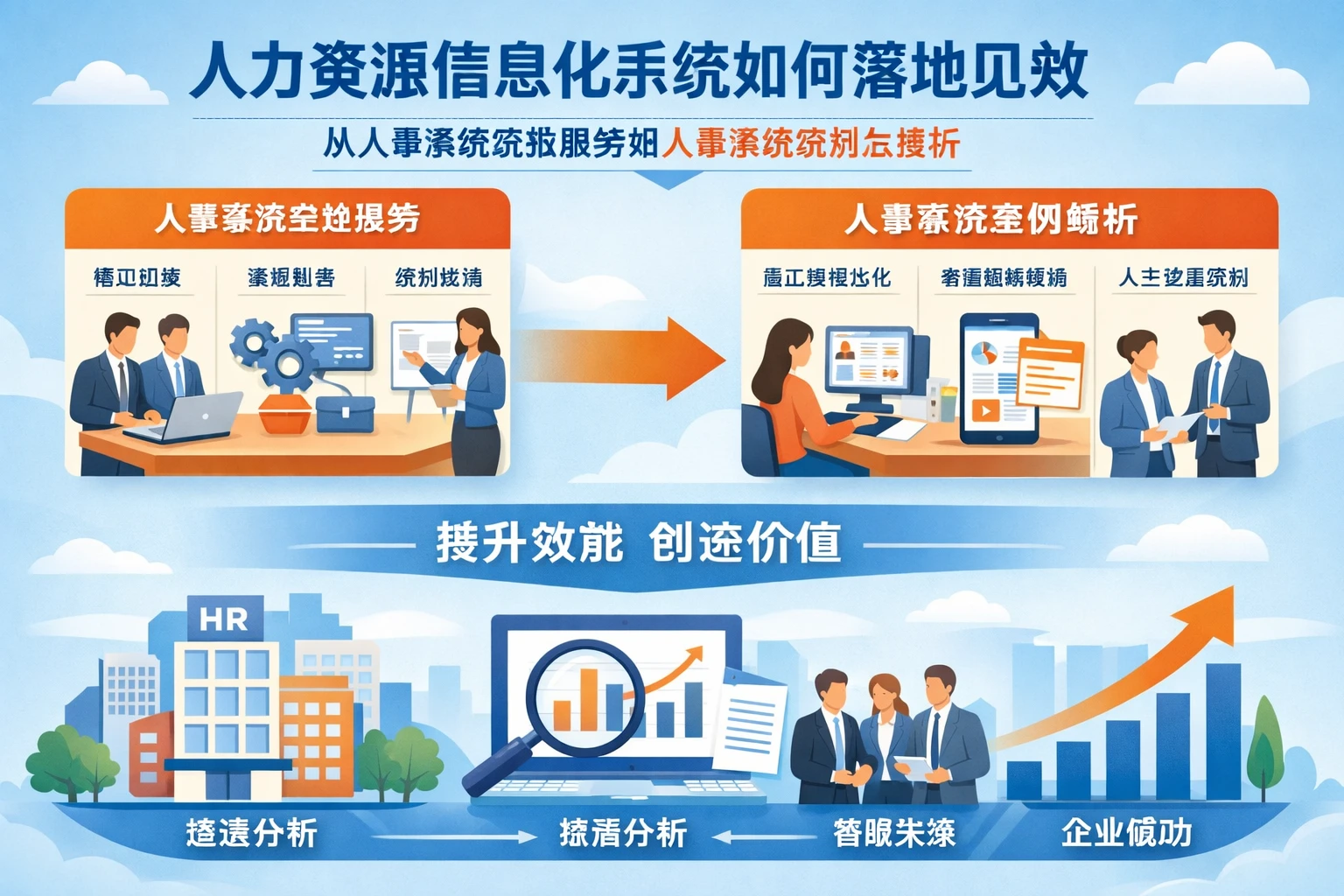人力资源信息化系统如何落地见效：从人事系统实施服务到人事系统案例全解析