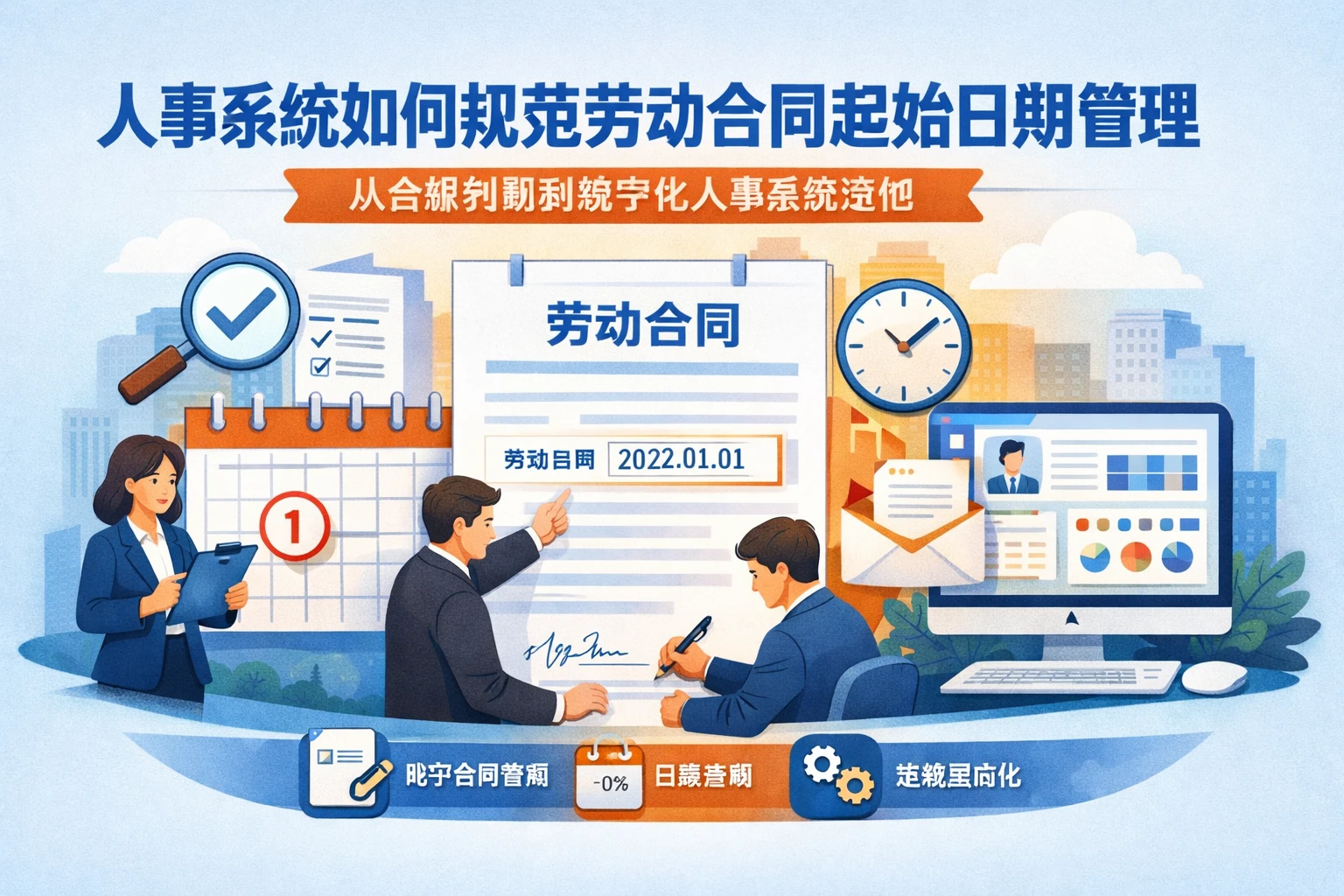 人事系统如何规范劳动合同起始日期管理：从合规判断到数字化人事系统落地