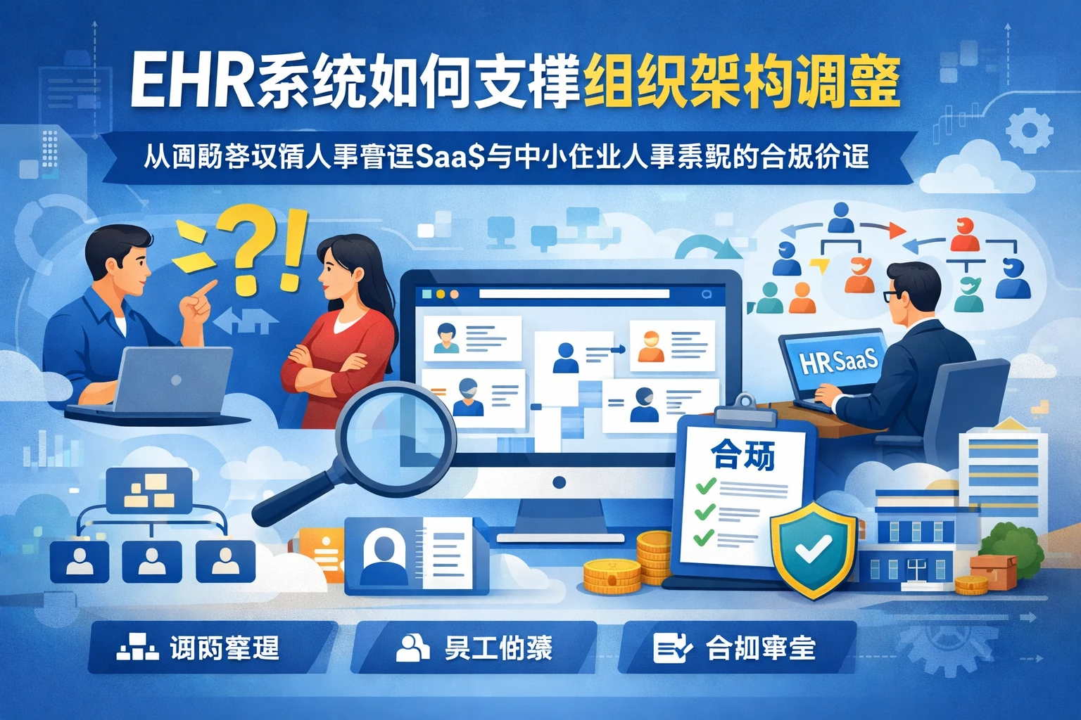 ehr系统如何支撑组织架构调整：从调岗争议看人事管理SaaS与中小企业人事系统的合规价值