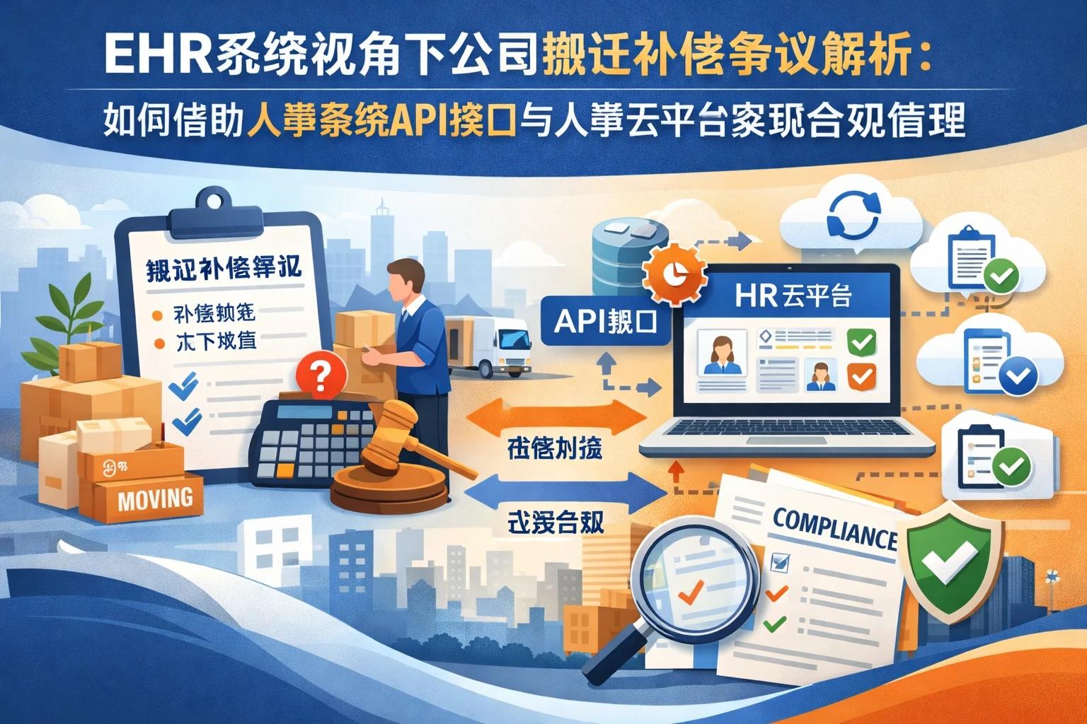 ehr系统视角下公司搬迁补偿争议解析:如何借助人事系统API接口与人事云平台实现合规管理