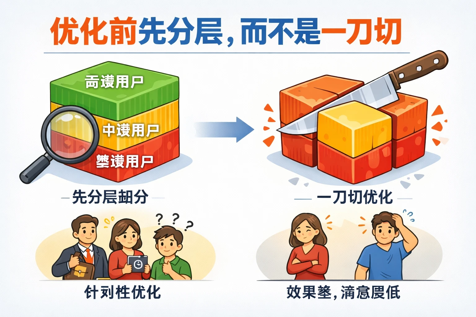 优化前先分层,而不是一刀切