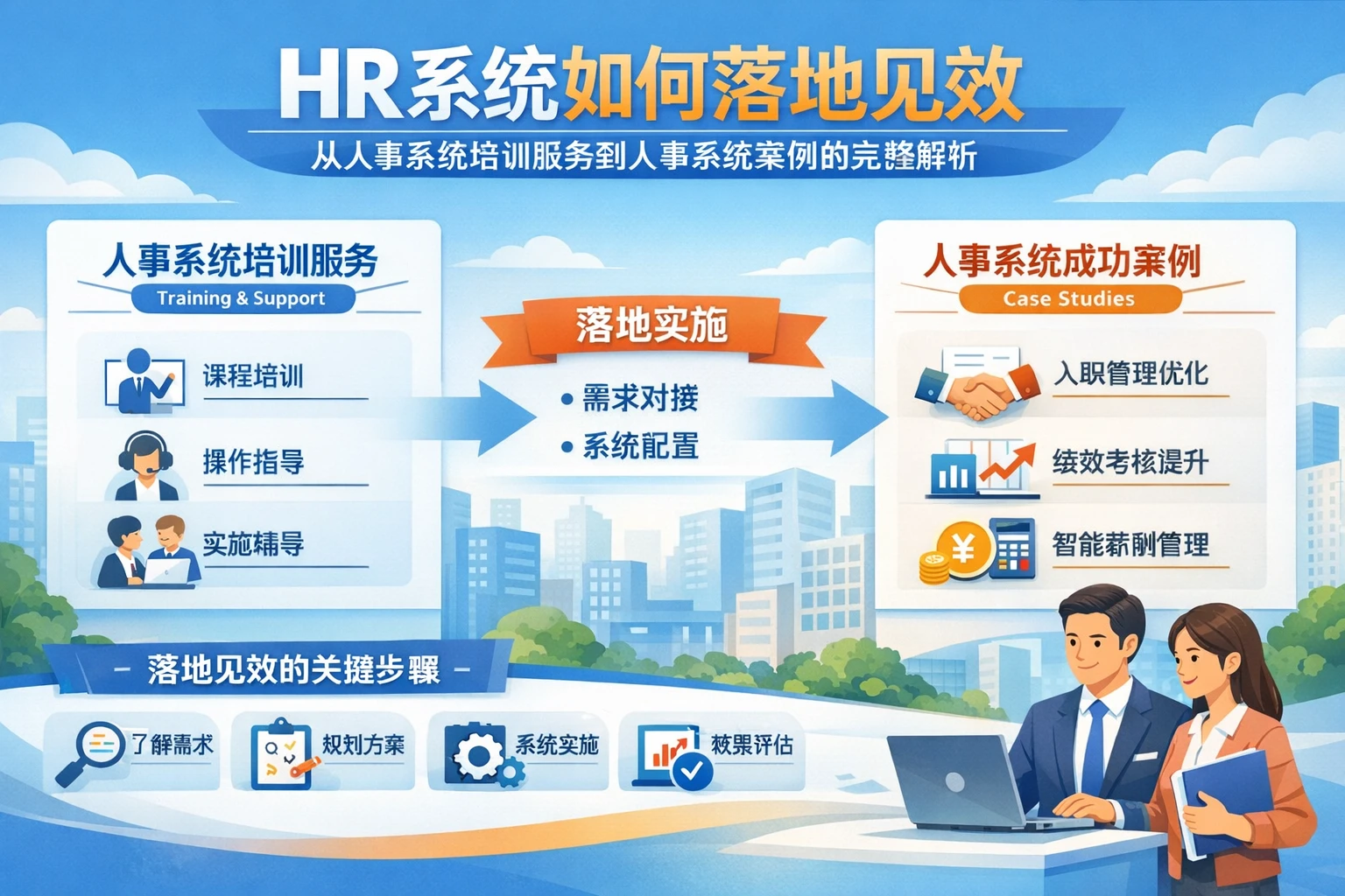 HR系统如何落地见效：从人事系统培训服务到人事系统案例的完整解析