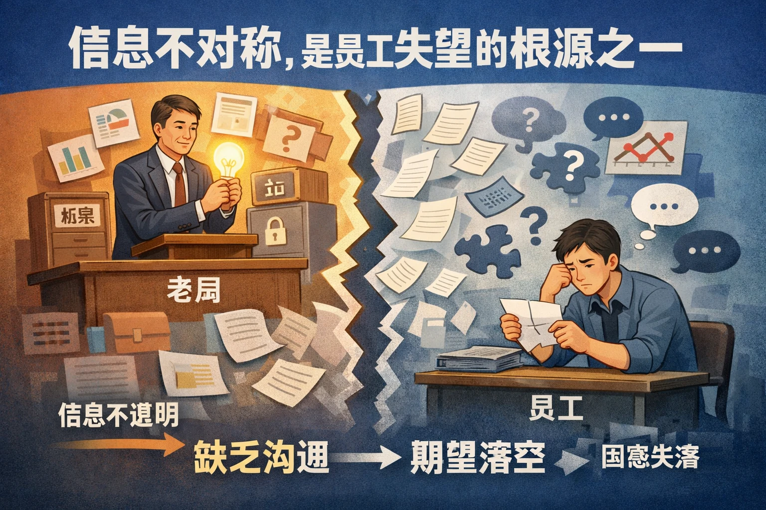 信息不对称，是员工失望的根源之一