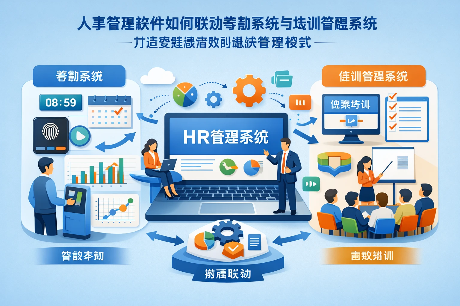 人事管理软件如何联动考勤系统与培训管理系统，打造更健康高效的组织管理模式