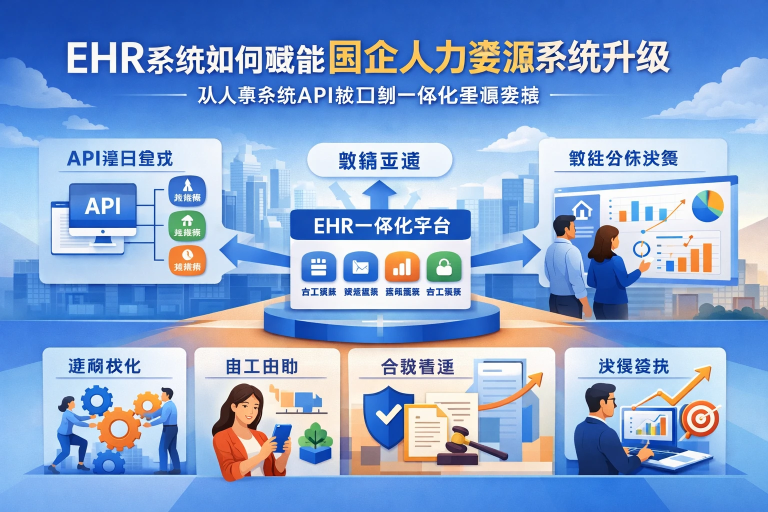 ehr系统如何赋能国企人力资源系统升级:从人事系统API接口到一体化管理实践