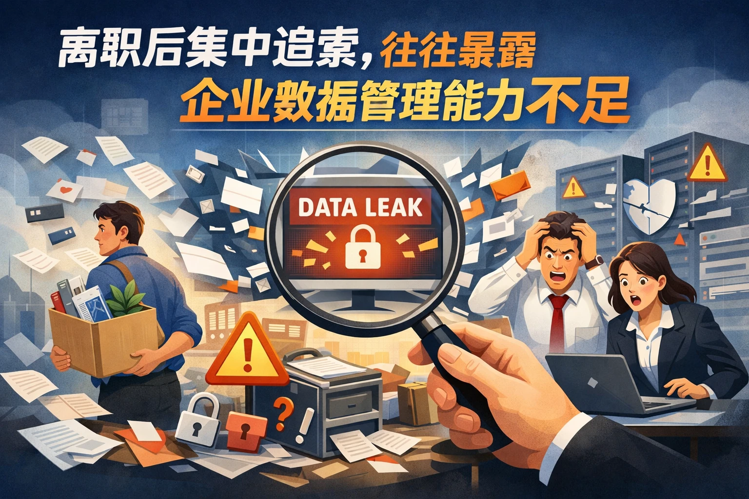 离职后集中追索，往往暴露企业数据管理能力不足