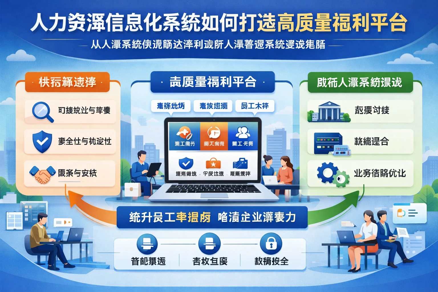 人力资源信息化系统如何打造高质量福利平台:从人事系统供应商选择到政府人事管理系统建设思路