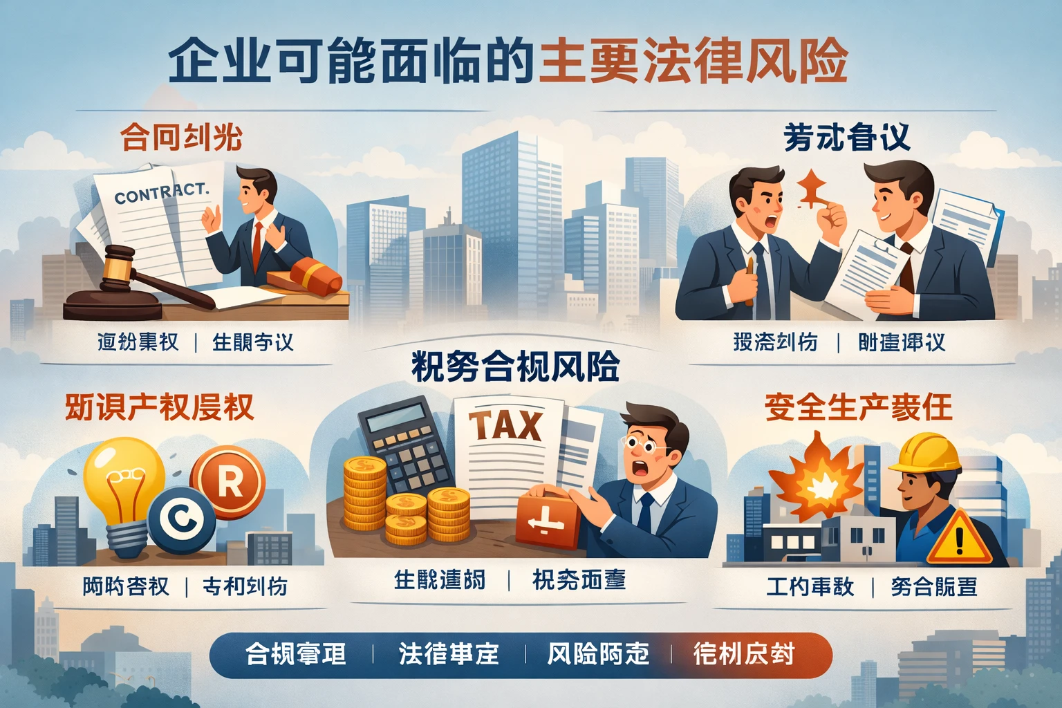 企业可能面临的主要法律风险
