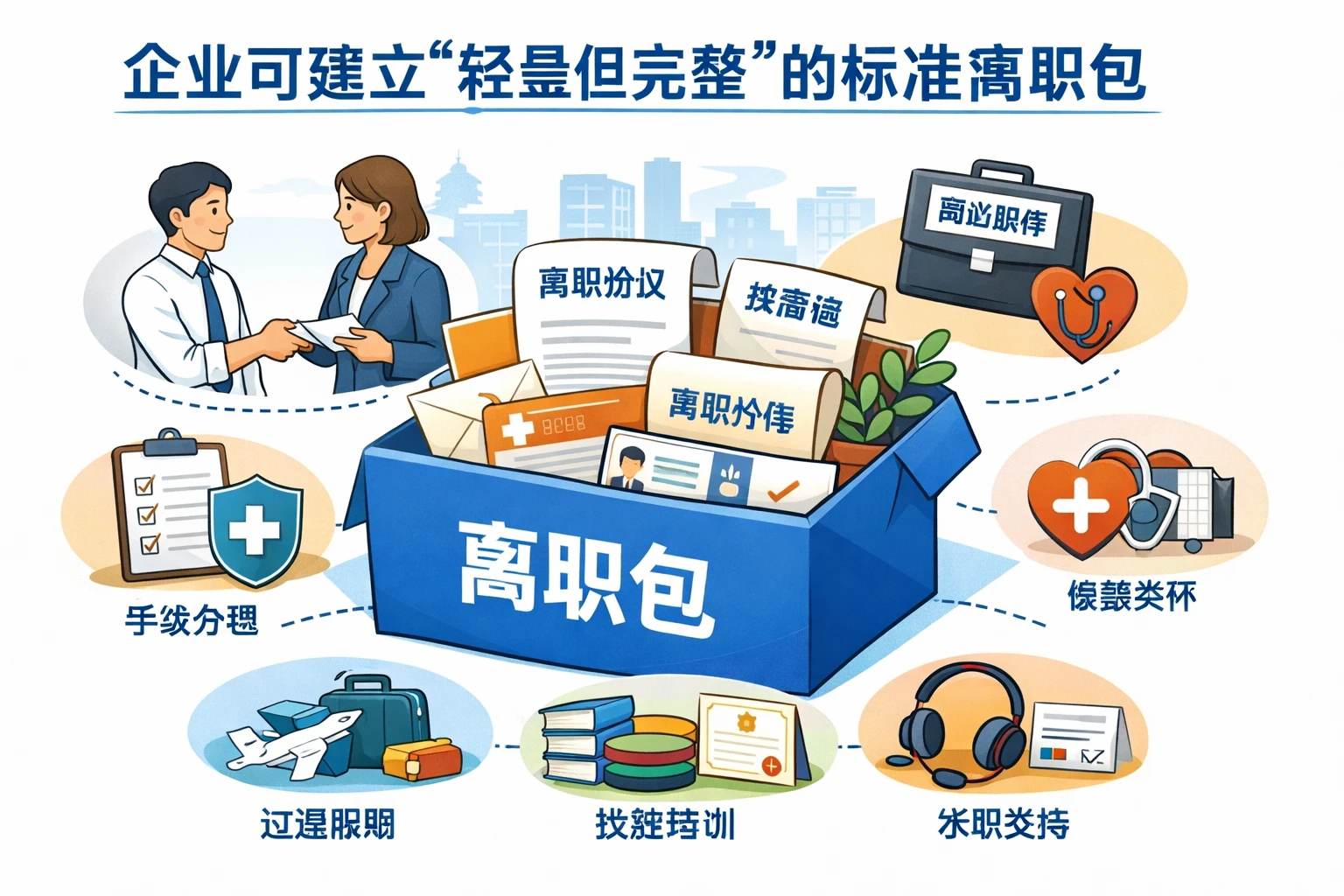 企业可建立“轻量但完整”的标准离职包