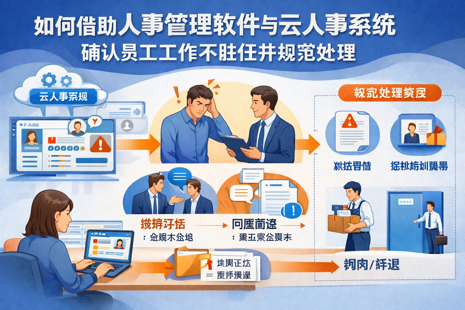 如何借助人事管理软件与云人事系统确认员工工作不胜任并规范处理