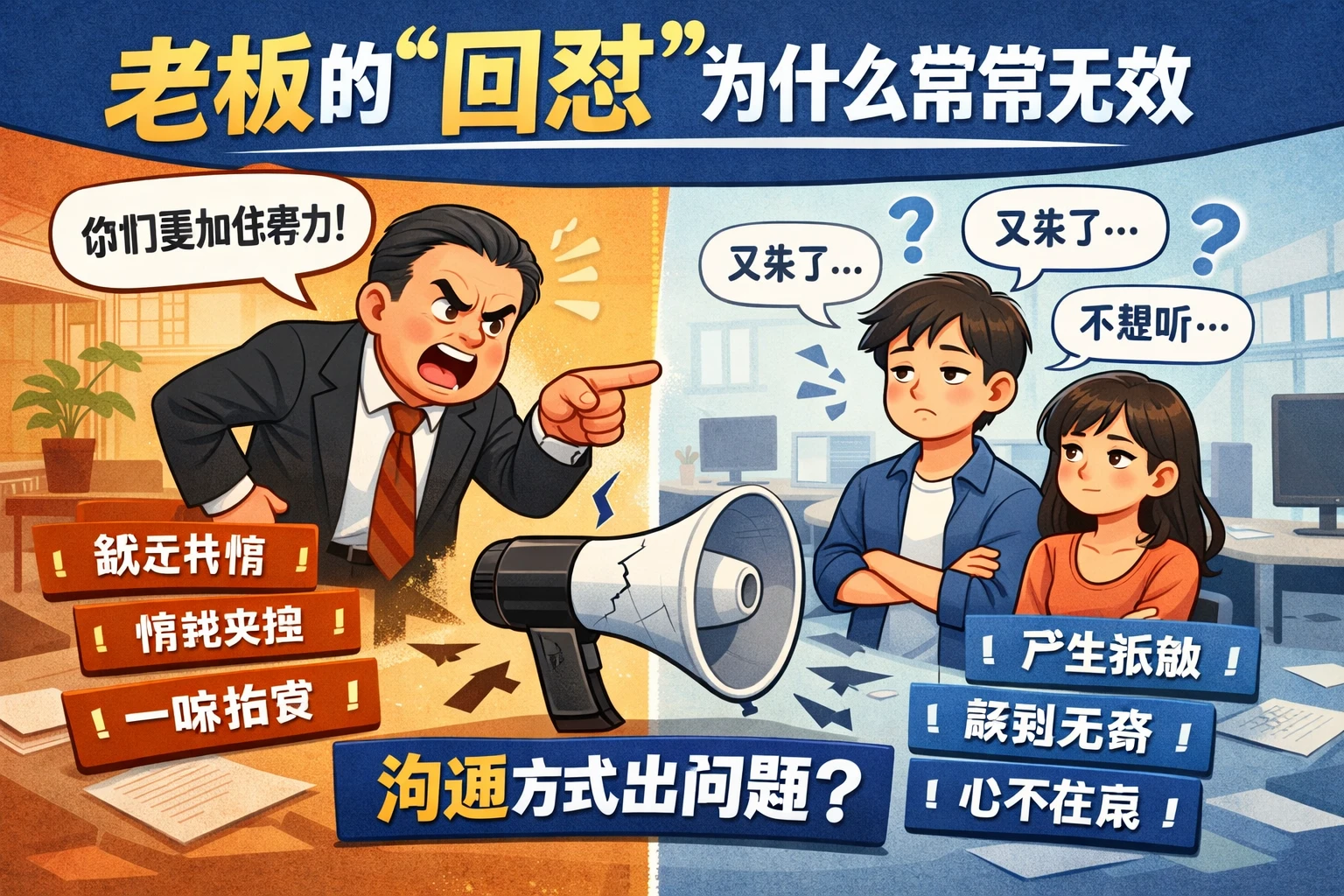 老板的“回怼”为什么常常无效