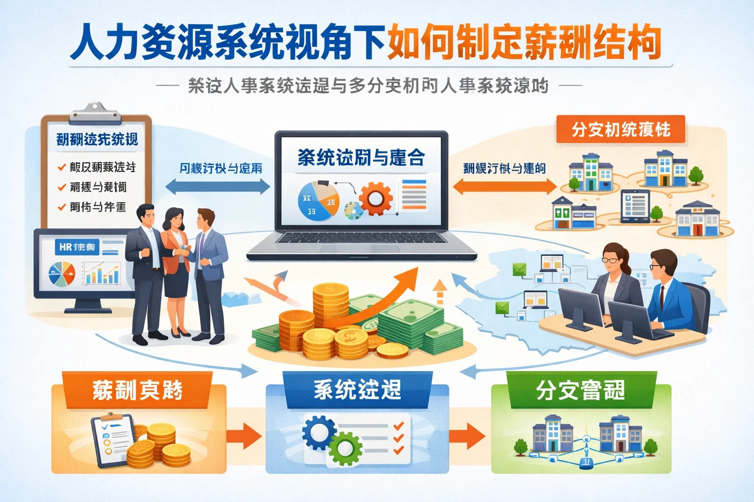 人力资源系统视角下如何制定薪酬结构：兼谈人事系统选型与多分支机构人事系统落地