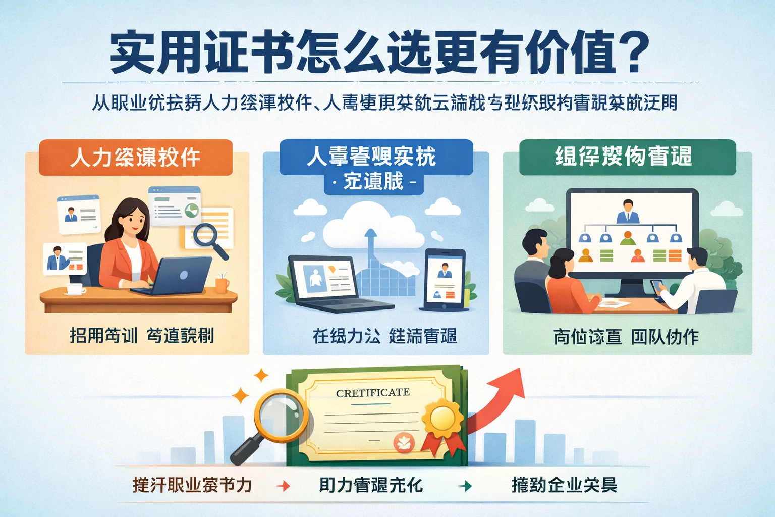实用证书怎么选更有价值?从职业成长看人力资源软件、人事管理系统云端版与组织架构管理系统的应用