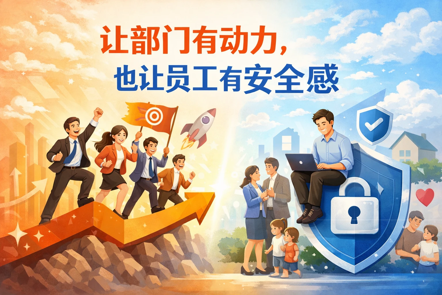 让部门有动力,也让员工有安全感