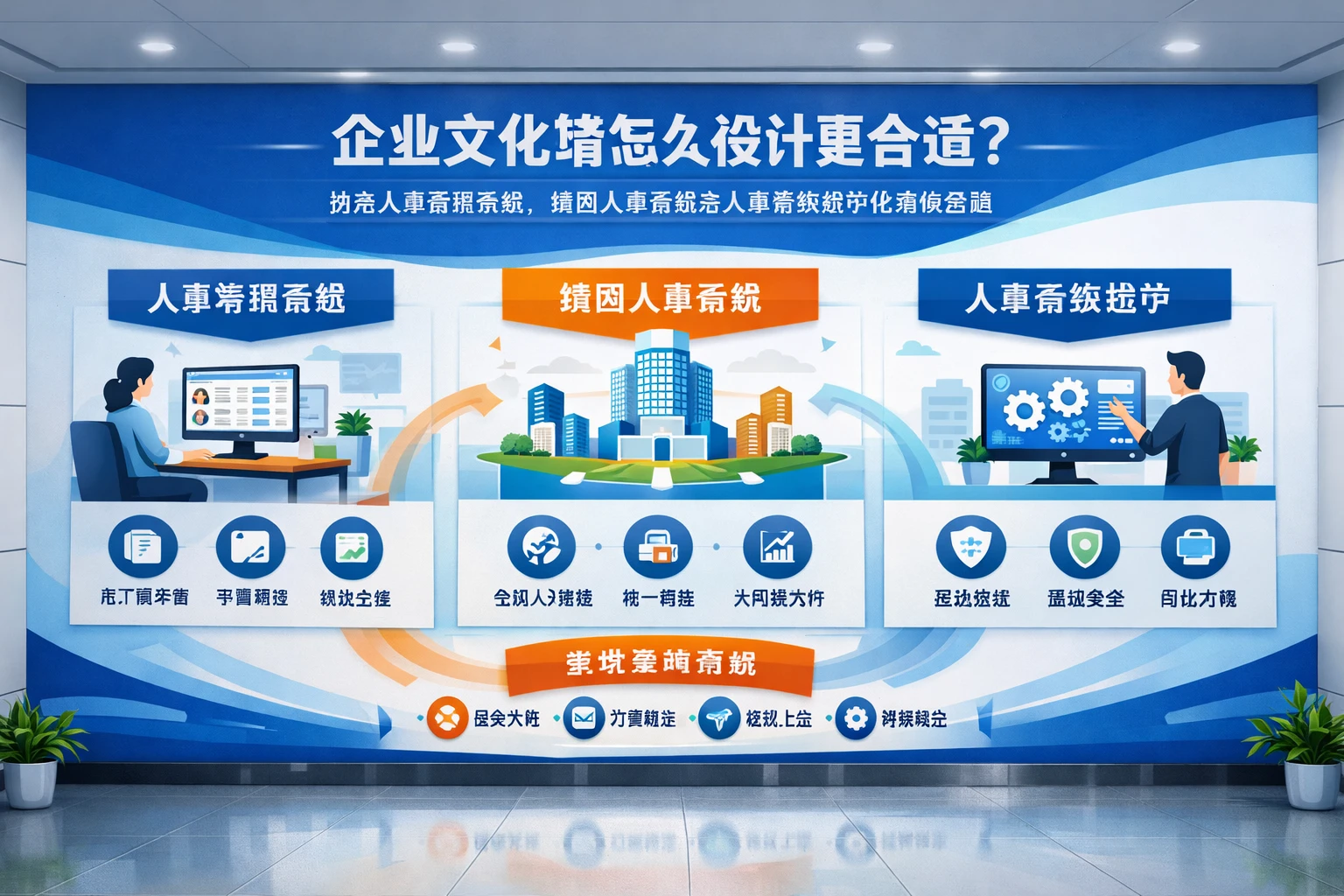 企业文化墙怎么设计更合适：结合人事管理系统、集团人事系统与人事系统维护的落地思路