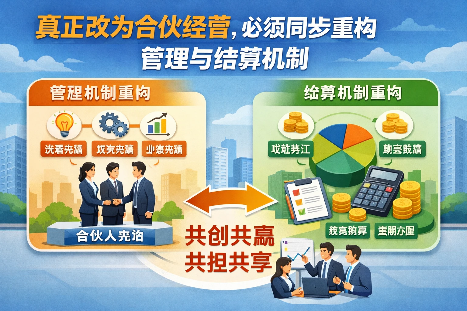 真正改为合伙经营,必须同步重构管理与结算机制