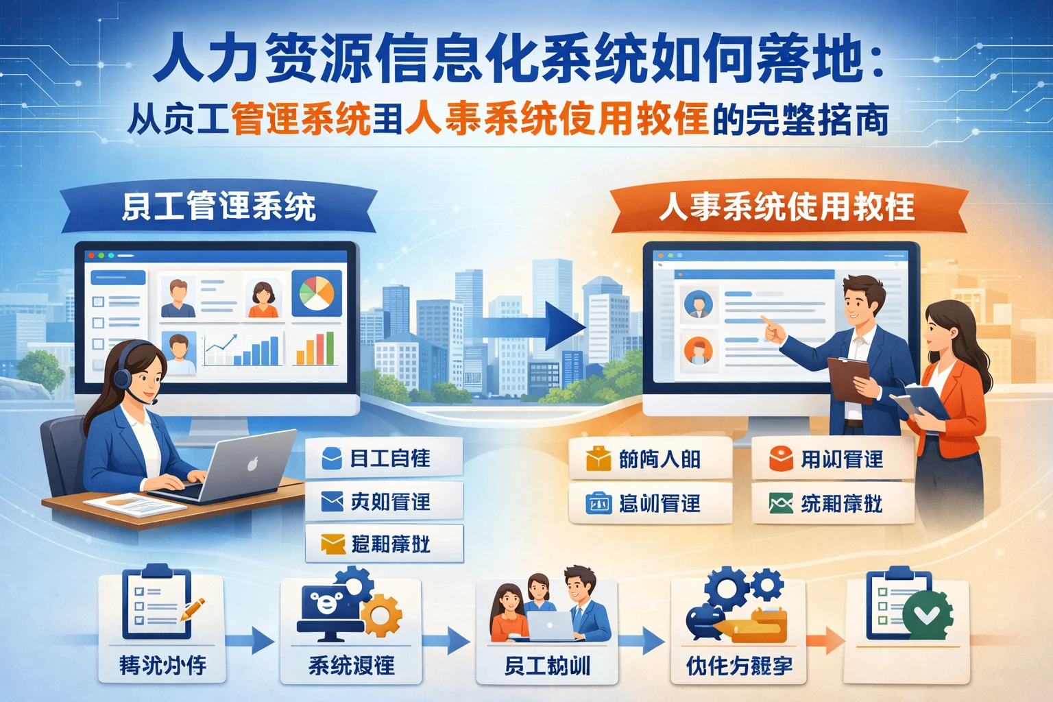 人力资源信息化系统如何落地：从员工管理系统到人事系统使用教程的完整指南