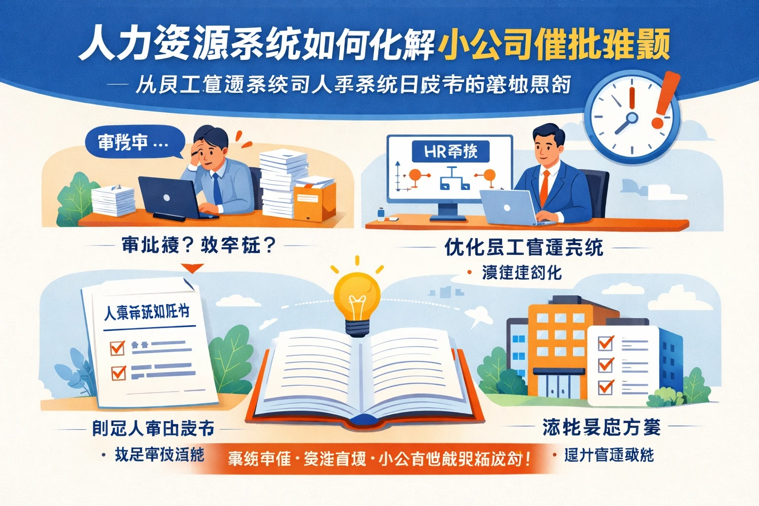 人力资源系统如何化解小公司催批难题：从员工管理系统到人事系统白皮书的落地思路