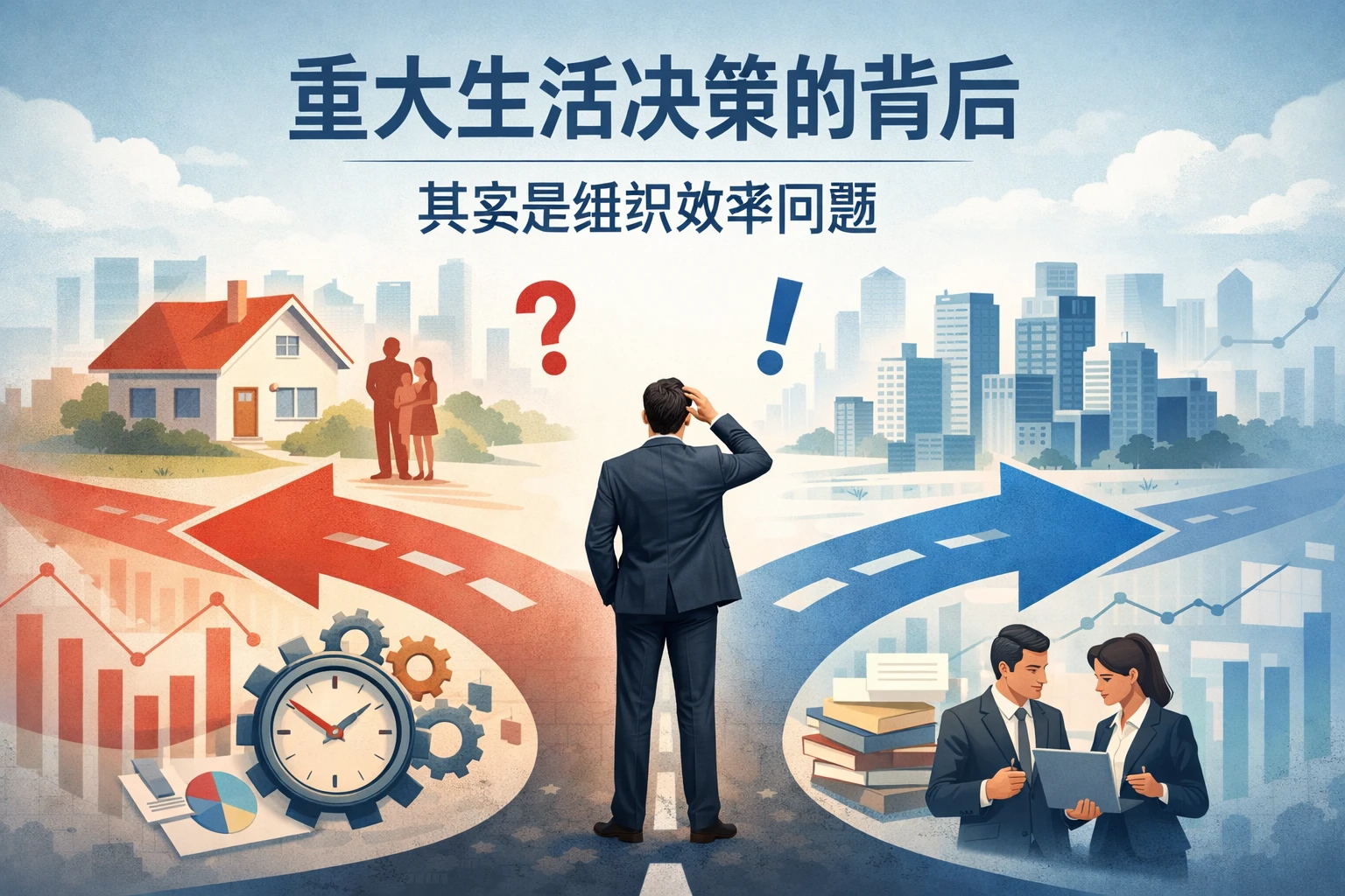 重大生活决策的背后，其实是组织效率问题