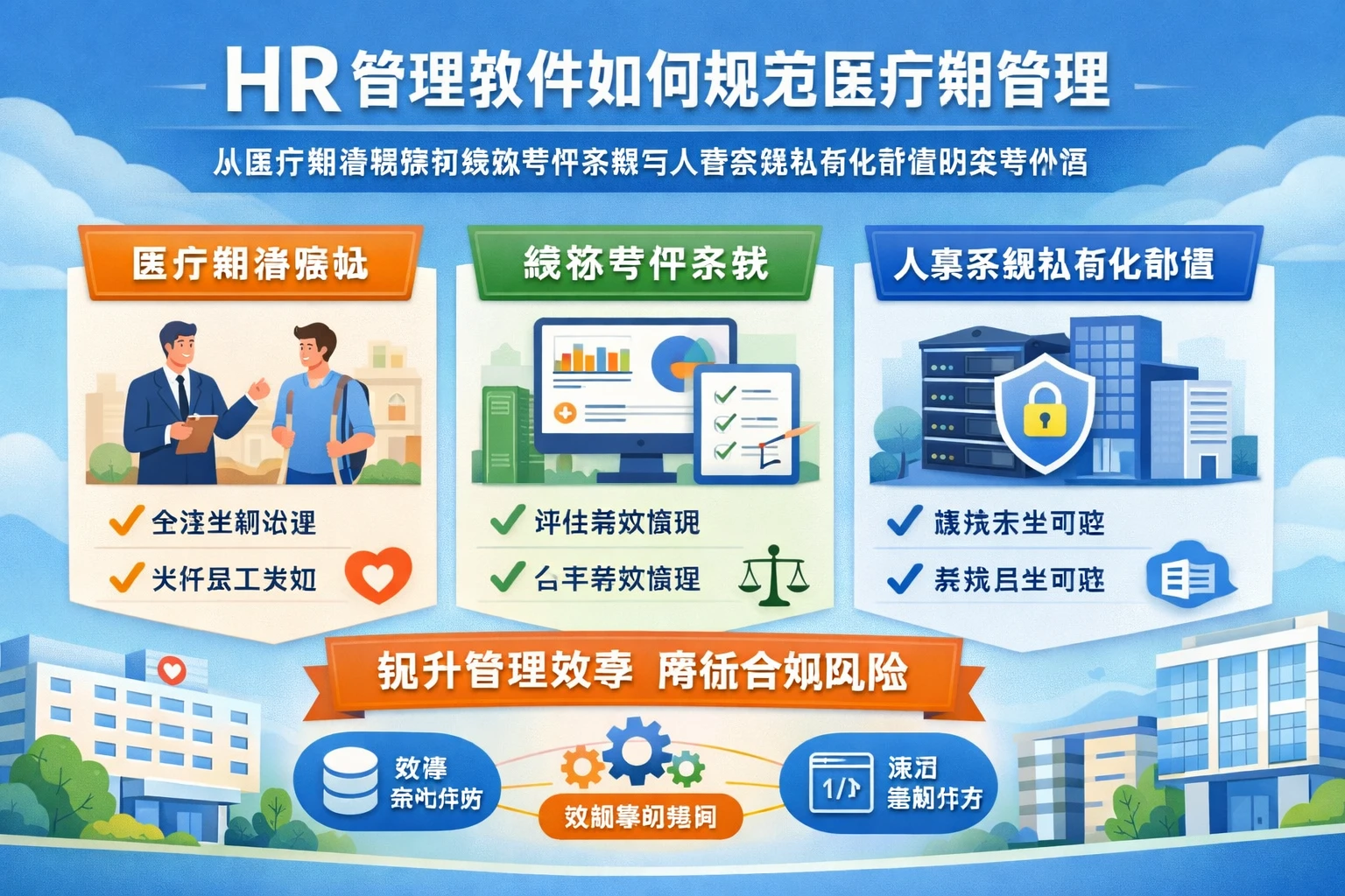 HR管理软件如何规范医疗期管理：从医疗期满解除到绩效考评系统与人事系统私有化部署的实务价值