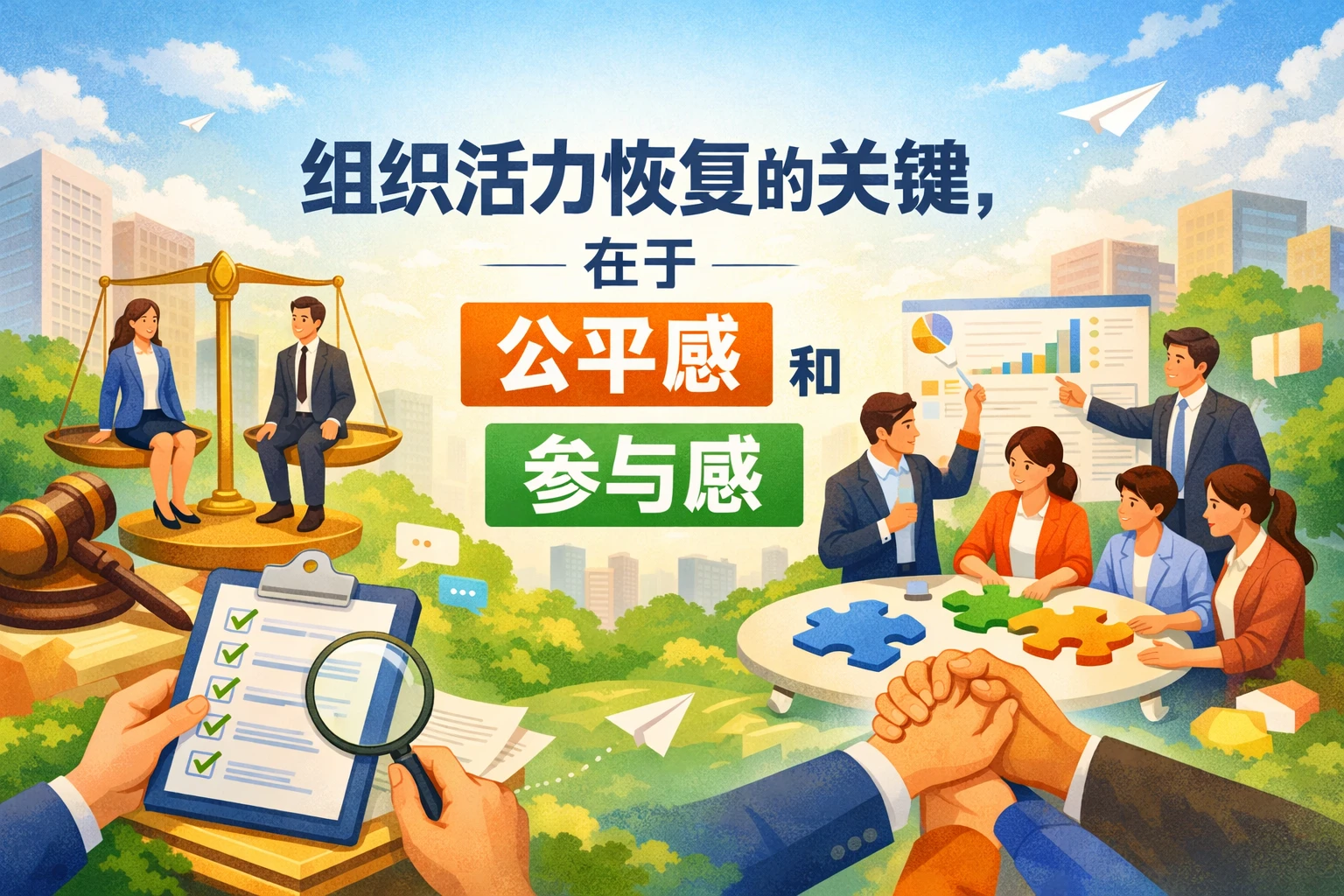 组织活力恢复的关键，在于公平感和参与感