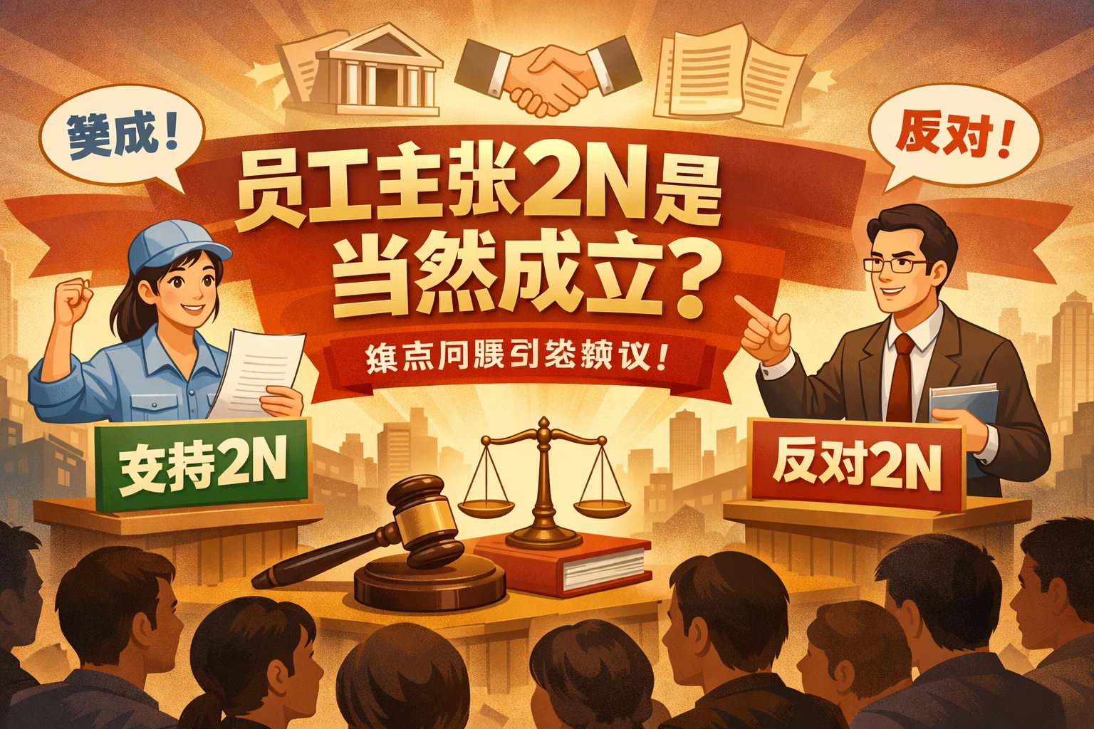 员工主张2N是否当然成立