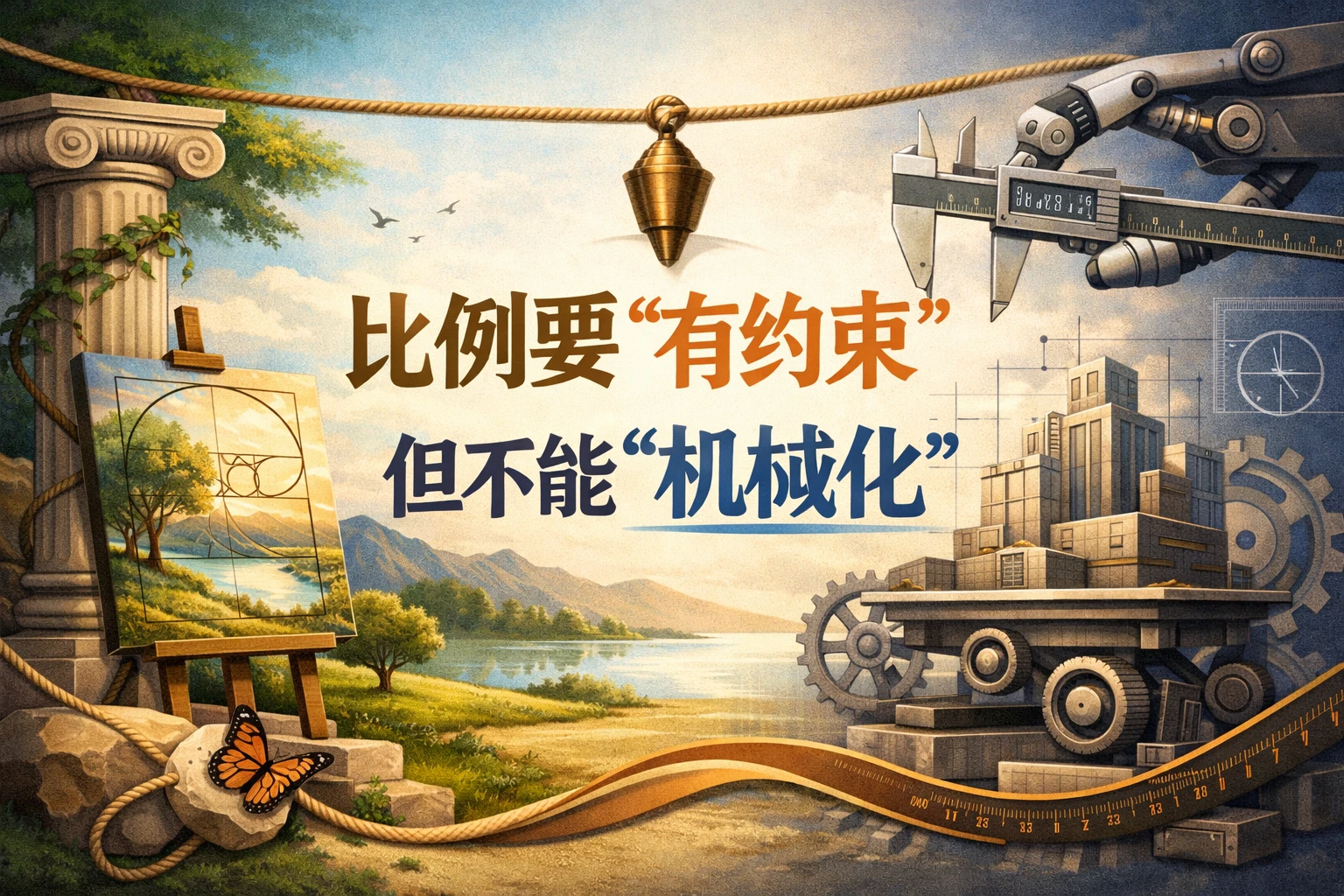 比例要“有约束”，但不能“机械化”