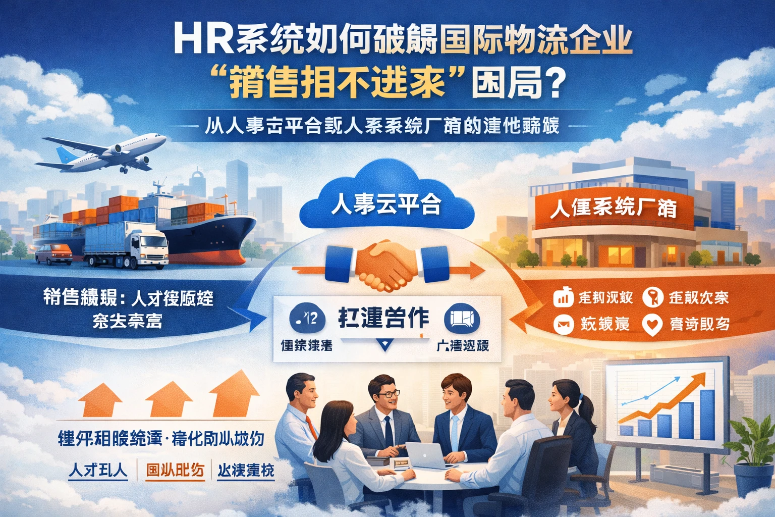 HR系统如何破解国际物流企业“销售招不进来”困局:从人事云平台到人事系统厂商的落地路径