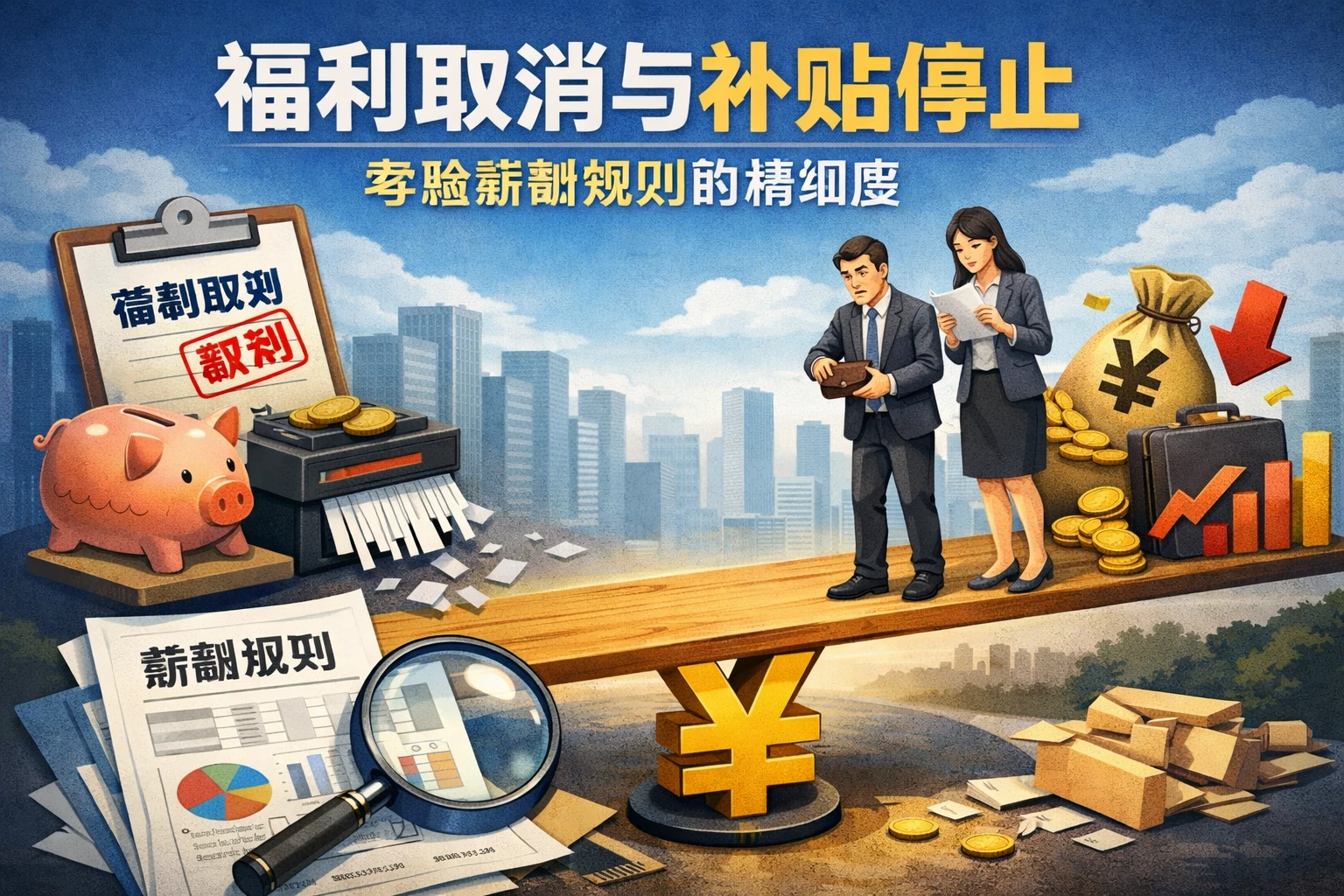 福利取消与补贴停止，考验薪酬规则的精细度